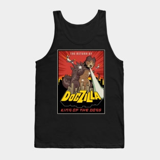 Dogzilla King of Dogs Tank Top